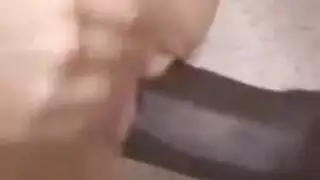 خيال اختراق مزدوج: حشو كامل في إباحية خام