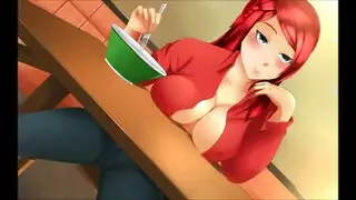 رسوم متحركة إباحية: بنات كرتون في جنس شرجي وفموي قاسي