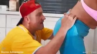 نيك وهي نيمه في طيزها