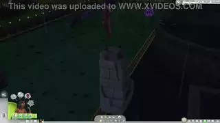 محاكاة جنس فوتاناري صريح في قصر فاخر