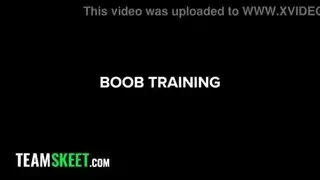 العاهرة كبيرة الثدي تشبع خيالات ابن زوجها الإباحية